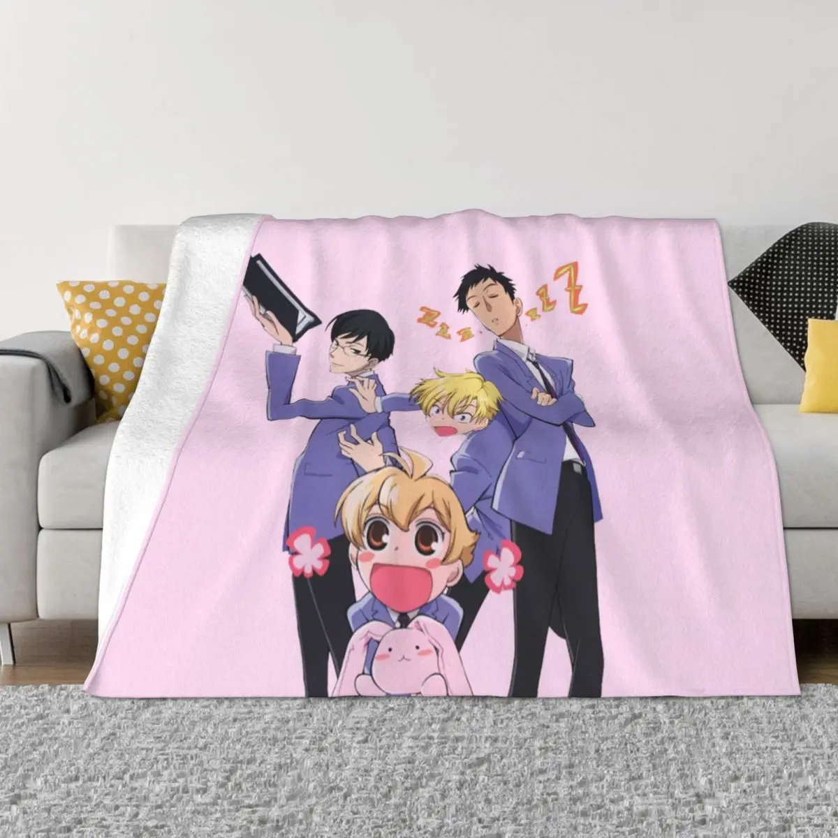 Одеяло для учащихся старшей школы Honey Senpai Ouran, Флисовое одеяло для учащихся клуба Ouran Koukou, одеяло для самолета, путешествий, спальни
Одеяло для учащихся старшей школы Honey Senpai Ouran, Флисовое одеяло для учащихся клуба Ouran Koukou, одеяло для самолета, путешествий, спальни