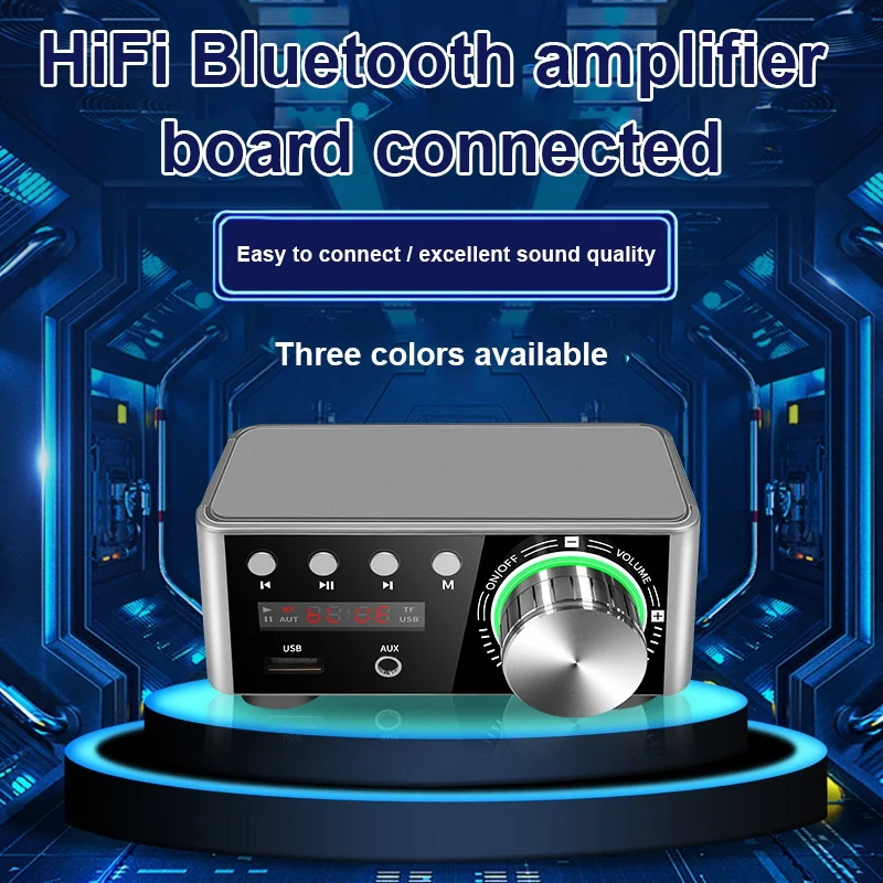 Лидер продаж, плата цифрового усилителя мощности с Bluetooth, аудиоусилители класса D, мини Hi-Fi стерео звучание, mp3-плеер
Лидер продаж, плата цифрового усилителя мощности с Bluetooth, аудиоусилители класса D, мини Hi-Fi стерео звучание, mp3-плеер