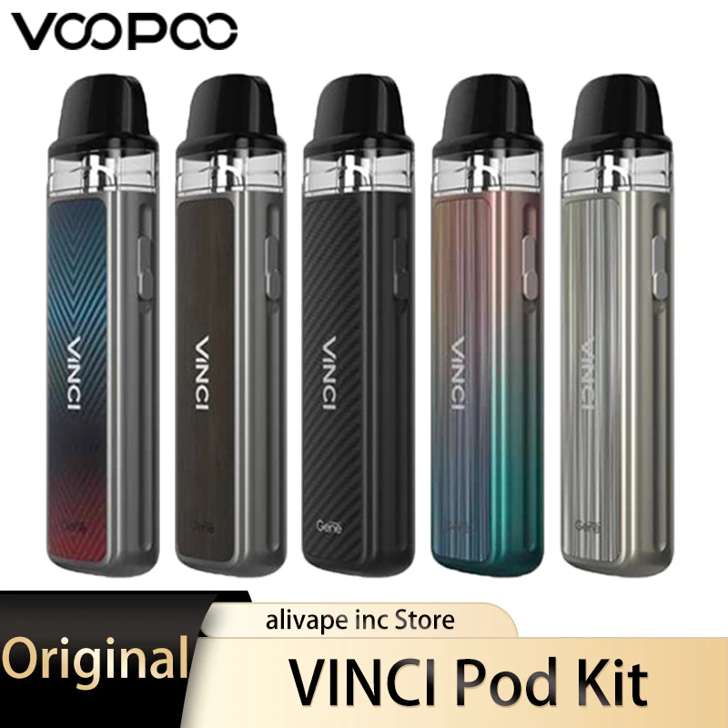 Оригинальный комплект электронной сигареты VOOPOO VINCI Pod, 15 Вт, 800 мАч, встроенный аккумулятор, 2 мл, боковой наполнитель, электронная сигарета
Оригинальный комплект электронной сигареты VOOPOO VINCI Pod, 15 Вт, 800 мАч, встроенный аккумулятор, 2 мл, боковой наполнитель, электронная сигарета