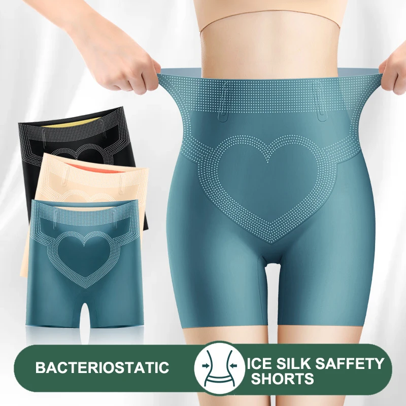 Women's Shorts Ice Silk Safety Pants Seamless Shaping High Waist Breathable Slimming Underwear Comfort Boxer Briefs
Women's Shorts Ice Silk Safety Pants Seamless Shaping High Waist Breathable Slimming Underwear Comfort Boxer Briefs