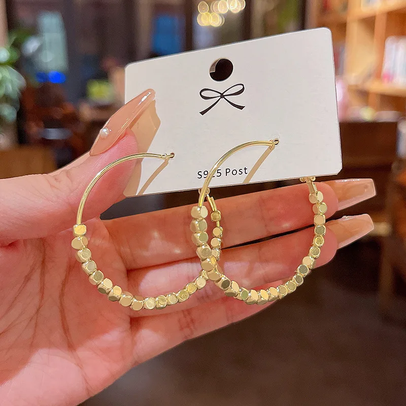 Gold Color Geometric Large Circle Hoop Earrings For Women Statement Ear Ring
Gold Color Geometric Large Circle Hoop Earrings For Women Statement Ear Ring
