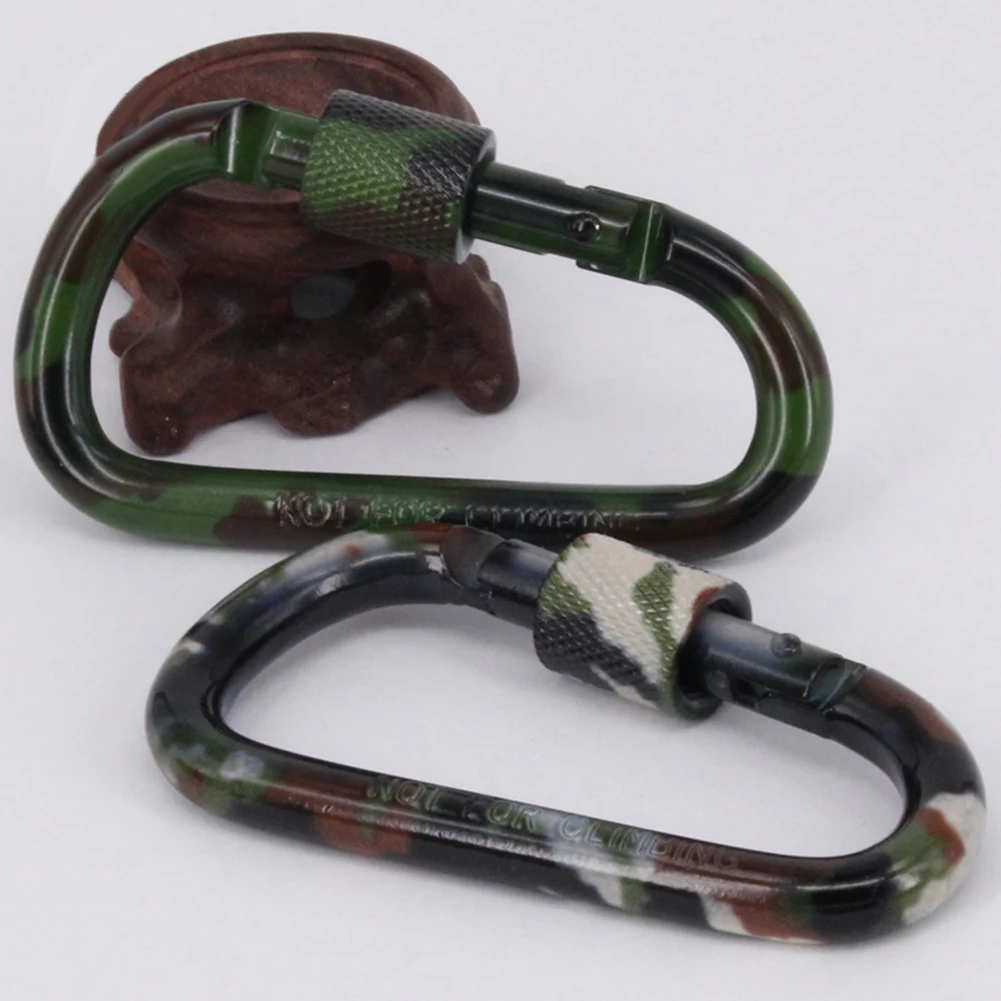 Buckle Carabiner Aluminum Alloy Buckle Camouflage Color Lock Nut No. 8 D-type Outdoor Sports 8*4.3cm Brand New
Buckle Carabiner Aluminum Alloy Buckle Camouflage Color Lock Nut No. 8 D-type Outdoor Sports 8*4.3cm Brand New