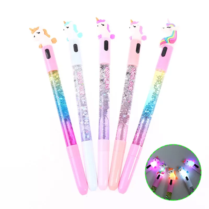 Cartoon Unicorn Light Pen 0.5mm Gel Pens Cute Glowing Ballpoint Pen Student Stationery 1 Pcs
Cartoon Unicorn Light Pen 0.5mm Gel Pens Cute Glowing Ballpoint Pen Student Stationery 1 Pcs