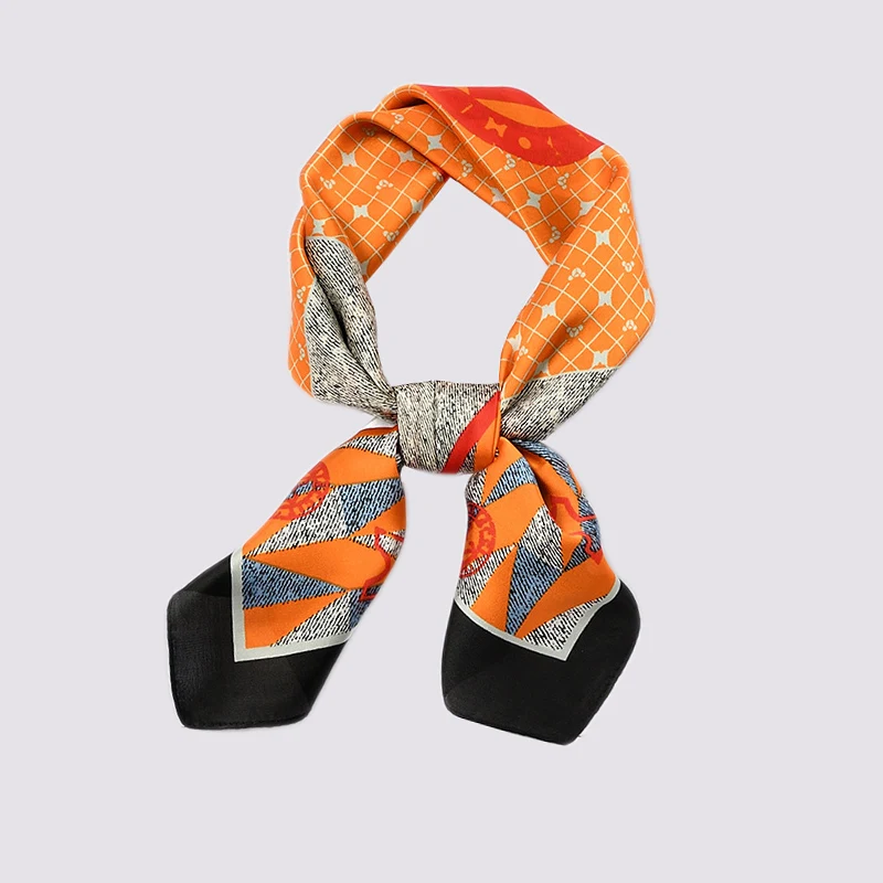 Роскошный шелковый шарф, женский маленький квадратный яркий головной убор, женский элегантный декоративный шейный платок, Лидер продаж
Роскошный шелковый шарф, женский маленький квадратный яркий головной убор, женский элегантный декоративный шейный платок, Лидер продаж