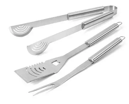 Grilling Accessories Bbq Grill Tools Three Sets Stainless Steel Barbecue Utensils Spatula Fork Shovel Clip Sets For Outdoor
Grilling Accessories Bbq Grill Tools Three Sets Stainless Steel Barbecue Utensils Spatula Fork Shovel Clip Sets For Outdoor