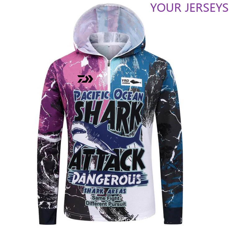 Anti-UV DAIWA Fishing Clothes Long Sleeve Ultra-Light Hooded Clothing Quick Dry Breathable Sun Protection Shirt Pesca DAIWA
Anti-UV DAIWA Fishing Clothes Long Sleeve Ultra-Light Hooded Clothing Quick Dry Breathable Sun Protection Shirt Pesca DAIWA