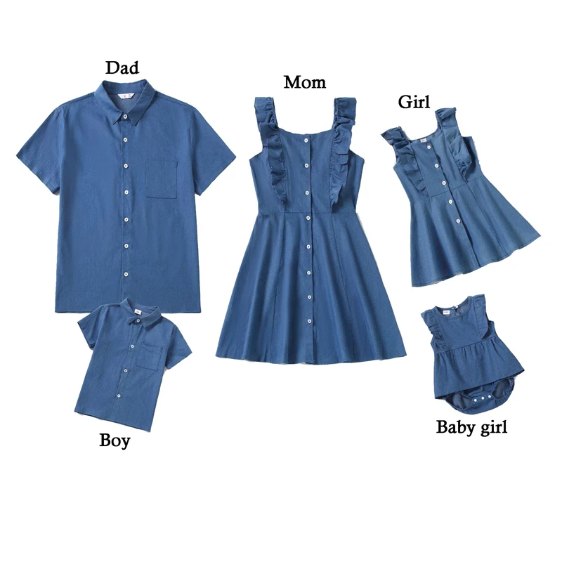 Family Clothes Mother Kids Father And Children Mom And Daughter Dresses Matching Girl Baby Clothes My Family Parent Child Outfit
Family Clothes Mother Kids Father And Children Mom And Daughter Dresses Matching Girl Baby Clothes My Family Parent Child Outfit
