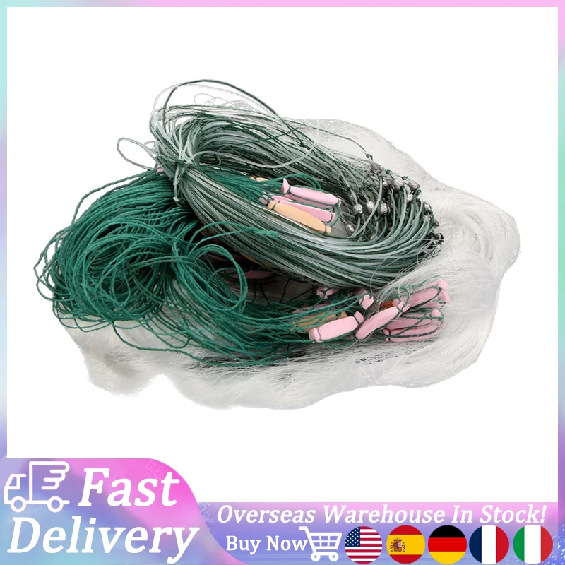 25m 3 Layers Monofilament Fishing Fish Gill Net with Float For Outdoor Fishing Hiking Fishing Gear Accessories
25m 3 Layers Monofilament Fishing Fish Gill Net with Float For Outdoor Fishing Hiking Fishing Gear Accessories