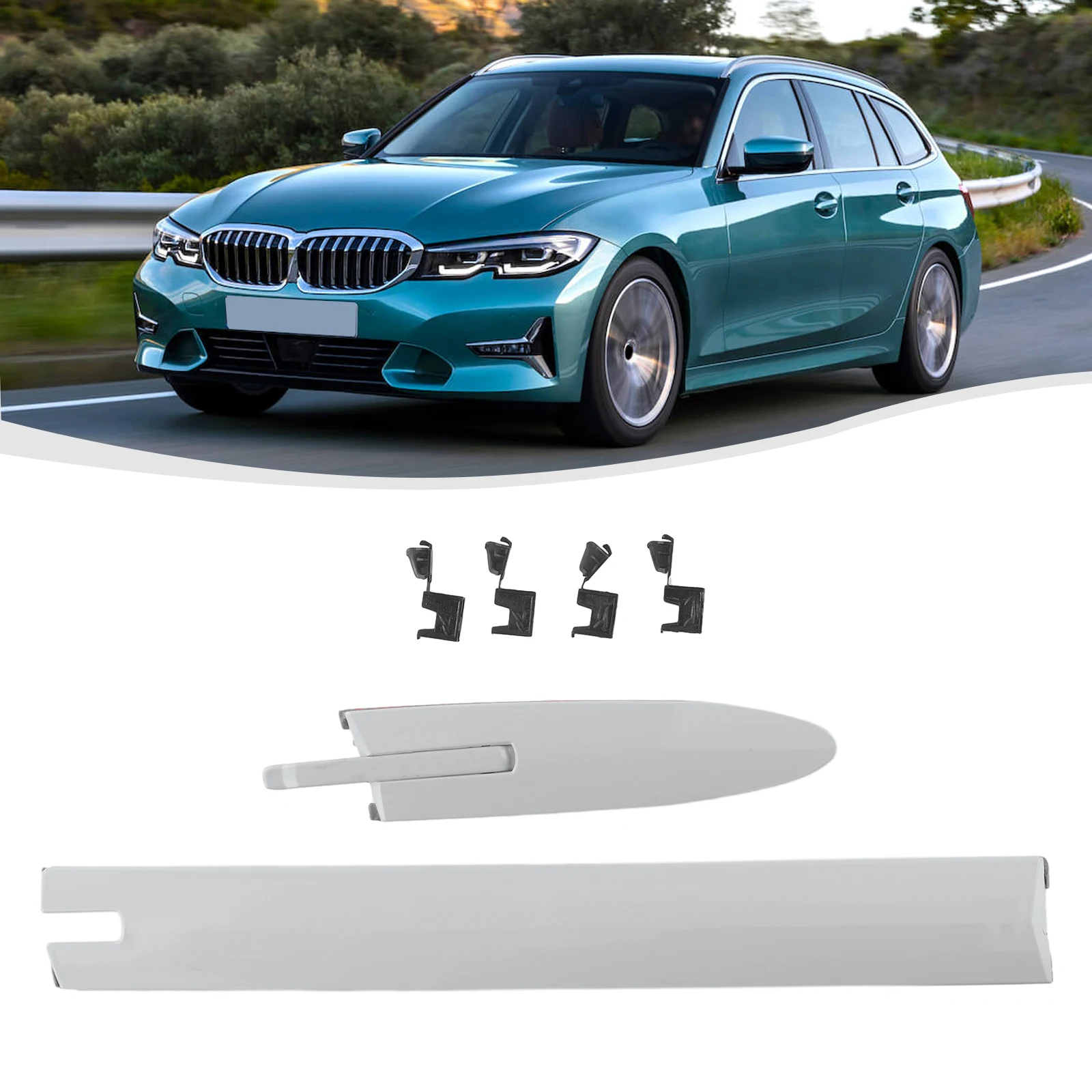 6pcs Left Convertible Roof Top Hinge Cover + Clips Kit For BMW 3 Series Convertible (E93 Facelift) 2010-2013 #54377187747
6pcs Left Convertible Roof Top Hinge Cover + Clips Kit For BMW 3 Series Convertible (E93 Facelift) 2010-2013 #54377187747