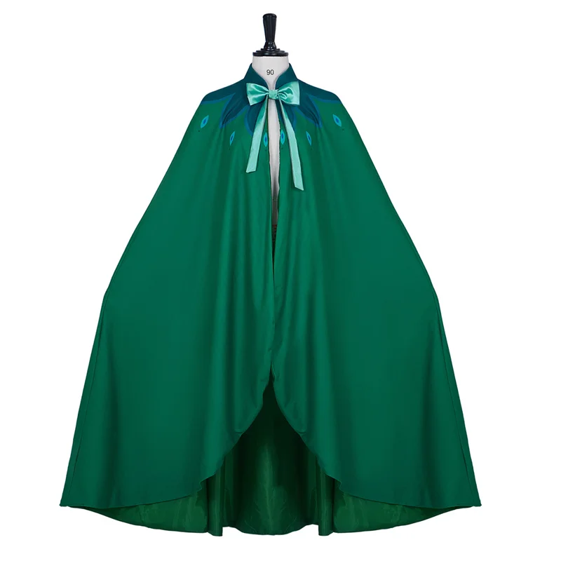 Movie Anna Coronation Green Cloak Cosplay Costume Long Gown Cape Adult Women Halloween Carnival Party
Movie Anna Coronation Green Cloak Cosplay Costume Long Gown Cape Adult Women Halloween Carnival Party