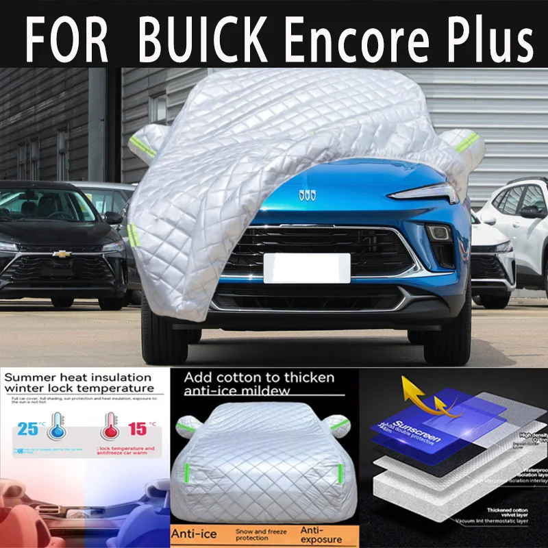For BUICK Encore Plus auto hail proof protective cover, snow cover, sunshade, waterproof and dustproof external car accessories
For BUICK Encore Plus auto hail proof protective cover, snow cover, sunshade, waterproof and dustproof external car accessories