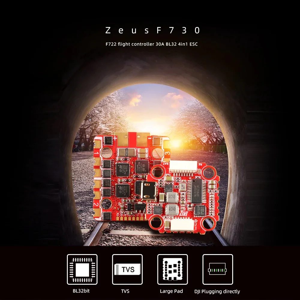 HGLRC Zeus F730 STACK FPV Racing Drone 3-6S F722 Flight Controller 30A BL32 4in1 ESC For RC FPV Quadcopter Freestyle Drone Parts
HGLRC Zeus F730 STACK FPV Racing Drone 3-6S F722 Flight Controller 30A BL32 4in1 ESC For RC FPV Quadcopter Freestyle Drone Parts