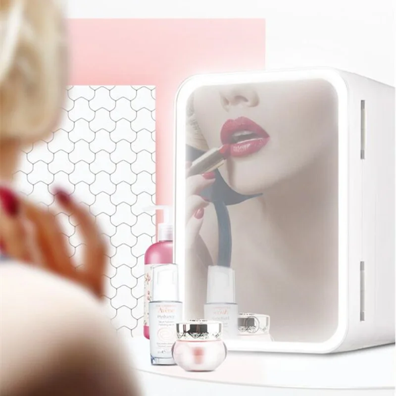 Beauty Cosmetics Refrigerator with Mirror Beverage Freezer Mini Refrigerator Refrigerated Skin Care Refrigerator
Beauty Cosmetics Refrigerator with Mirror Beverage Freezer Mini Refrigerator Refrigerated Skin Care Refrigerator