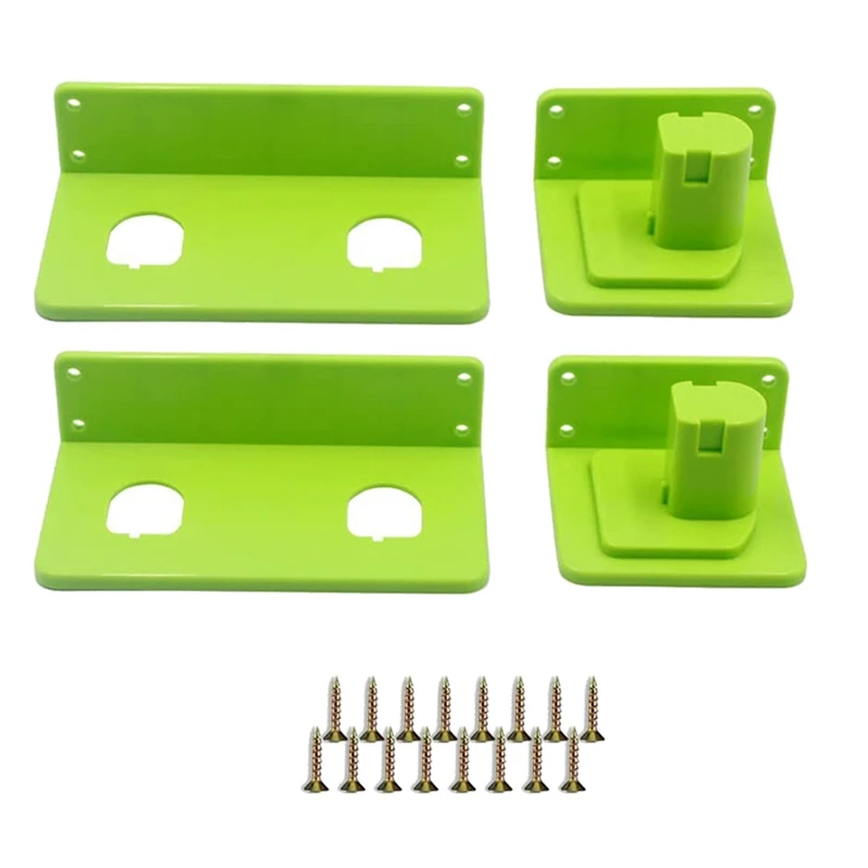 4-Pack Tool Drill And Battery Wall Mount Bracket Set For Ryobi Power 18V Tools, 18V Battery And Tool Storage Hanger
4-Pack Tool Drill And Battery Wall Mount Bracket Set For Ryobi Power 18V Tools, 18V Battery And Tool Storage Hanger