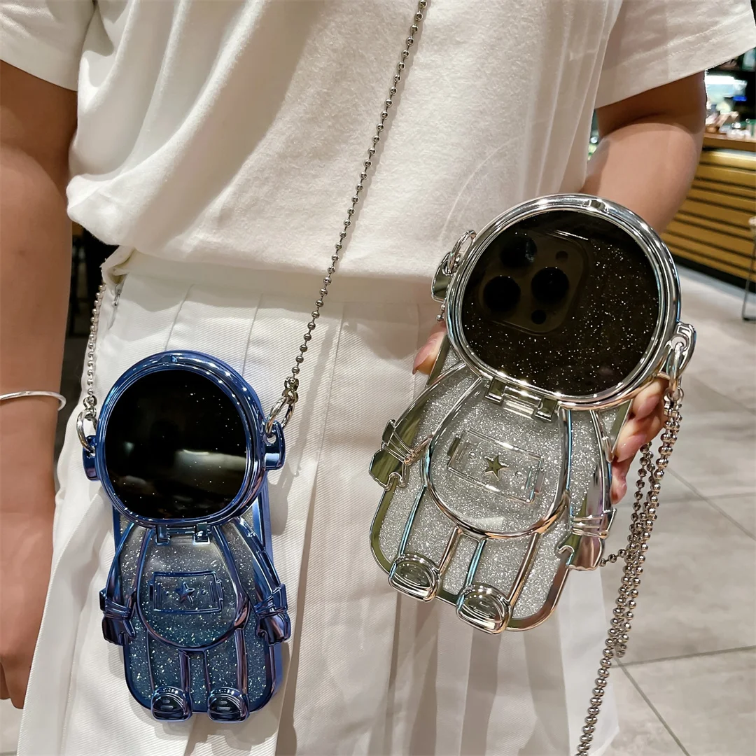 6D Astronaut Case For iphone Cover 14 Pro Max 13 12 11 Glitter Electroplated Clear Tpu With crossbody For 11 promax 12 Pro 13pro
6D Astronaut Case For iphone Cover 14 Pro Max 13 12 11 Glitter Electroplated Clear Tpu With crossbody For 11 promax 12 Pro 13pro