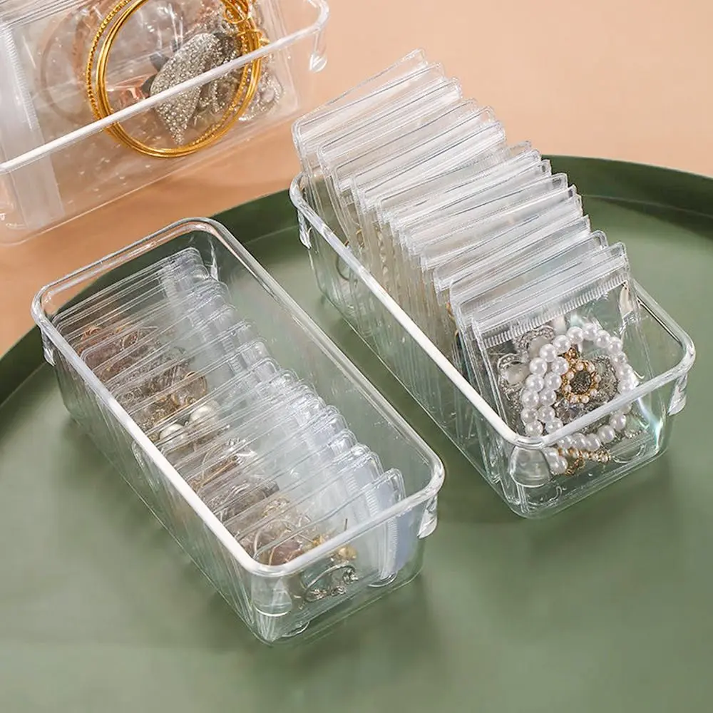 ewelry Bag Self Sealing Bag Transparent PVC Plastic Storage Pouches Zip Lock Bags Gift Packaging Reclosable
ewelry Bag Self Sealing Bag Transparent PVC Plastic Storage Pouches Zip Lock Bags Gift Packaging Reclosable