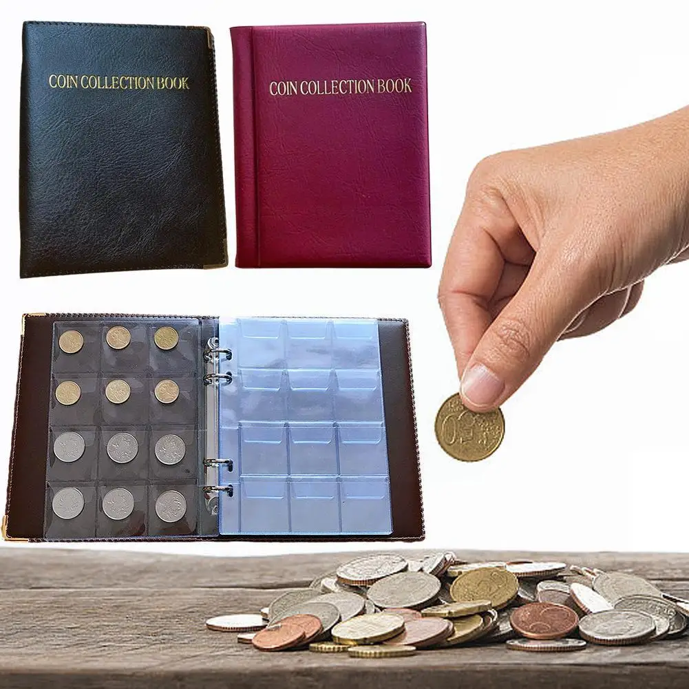 240 Pieces Coins Storage Book Commemorative Coin Collection Coin Folder Book Collection Home Accessories Decoration Storage O6t2
240 Pieces Coins Storage Book Commemorative Coin Collection Coin Folder Book Collection Home Accessories Decoration Storage O6t2