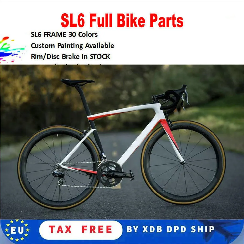 T1000 DIY Sl6 Road Racing Bike White Carbon Complete Bike Glossy Rim Brake with R7010 groupset 50mm Carbon Wheelset
T1000 DIY Sl6 Road Racing Bike White Carbon Complete Bike Glossy Rim Brake with R7010 groupset 50mm Carbon Wheelset