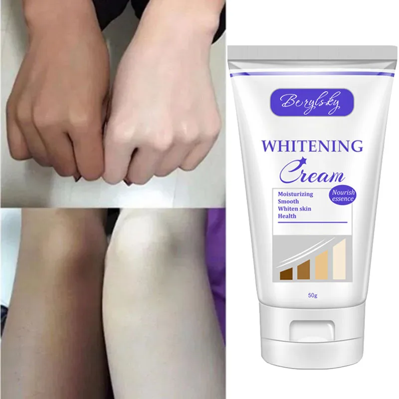 Effective Body Whitening Cream Fast Lighten Thigh Inner Joint Dark Melanin Underarm Knee Skin Tone Bleach Brighten Skin Care 50g
Effective Body Whitening Cream Fast Lighten Thigh Inner Joint Dark Melanin Underarm Knee Skin Tone Bleach Brighten Skin Care 50g