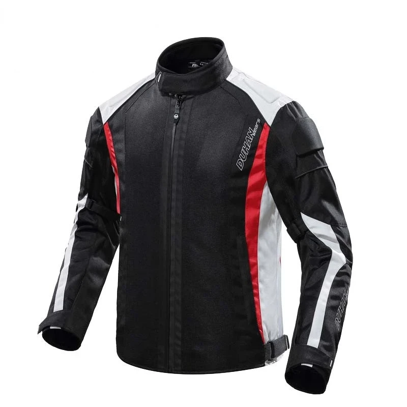 DUHAN Summer Motorcycle Jacket Men Breathable Mesh Protective Motorcycle Suit Motorbike Racing Jackets with CE protector
DUHAN Summer Motorcycle Jacket Men Breathable Mesh Protective Motorcycle Suit Motorbike Racing Jackets with CE protector