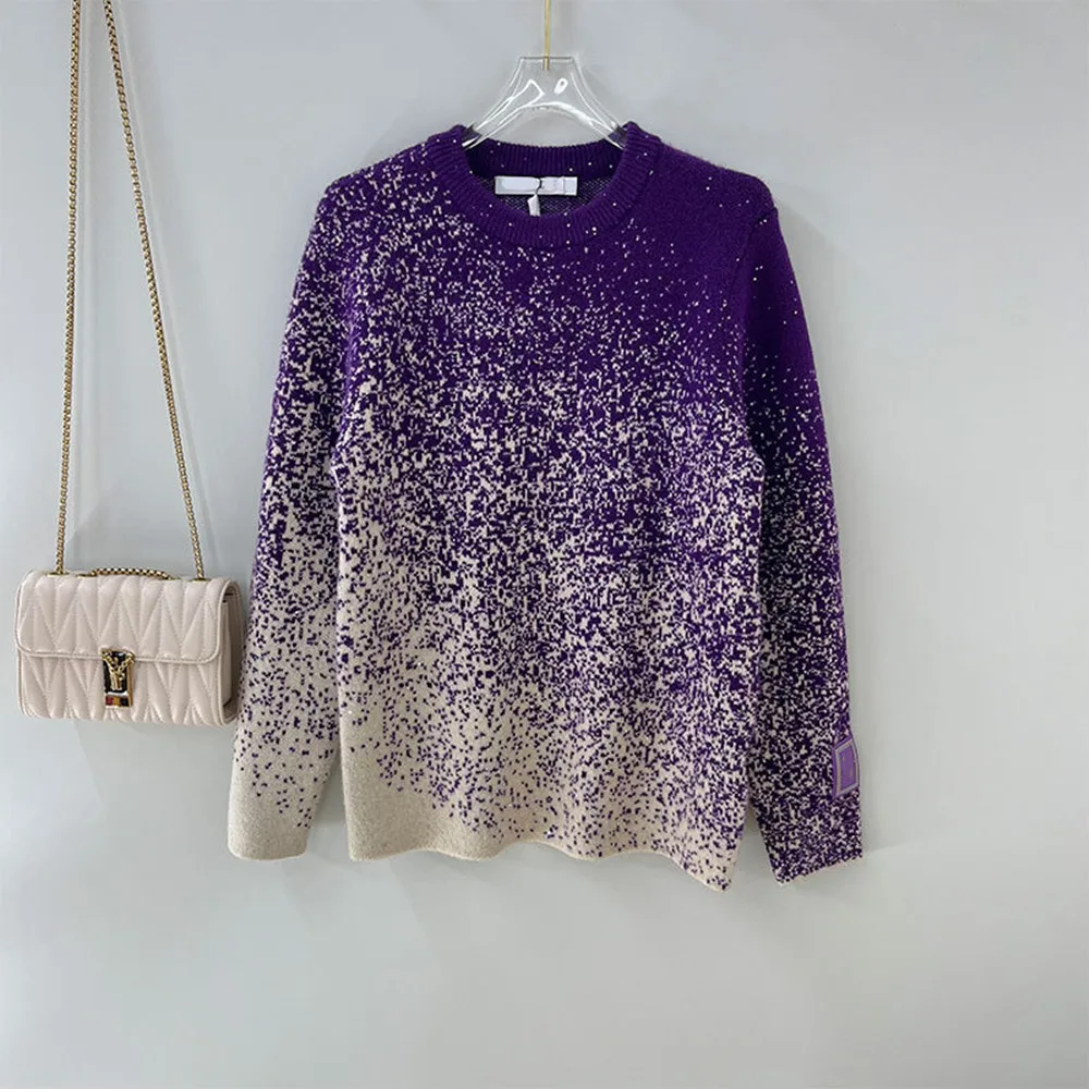 2022 Autumn New Designer Fashion Women's High Quality Casual Loose Gradient Color Sweaters C517
2022 Autumn New Designer Fashion Women's High Quality Casual Loose Gradient Color Sweaters C517