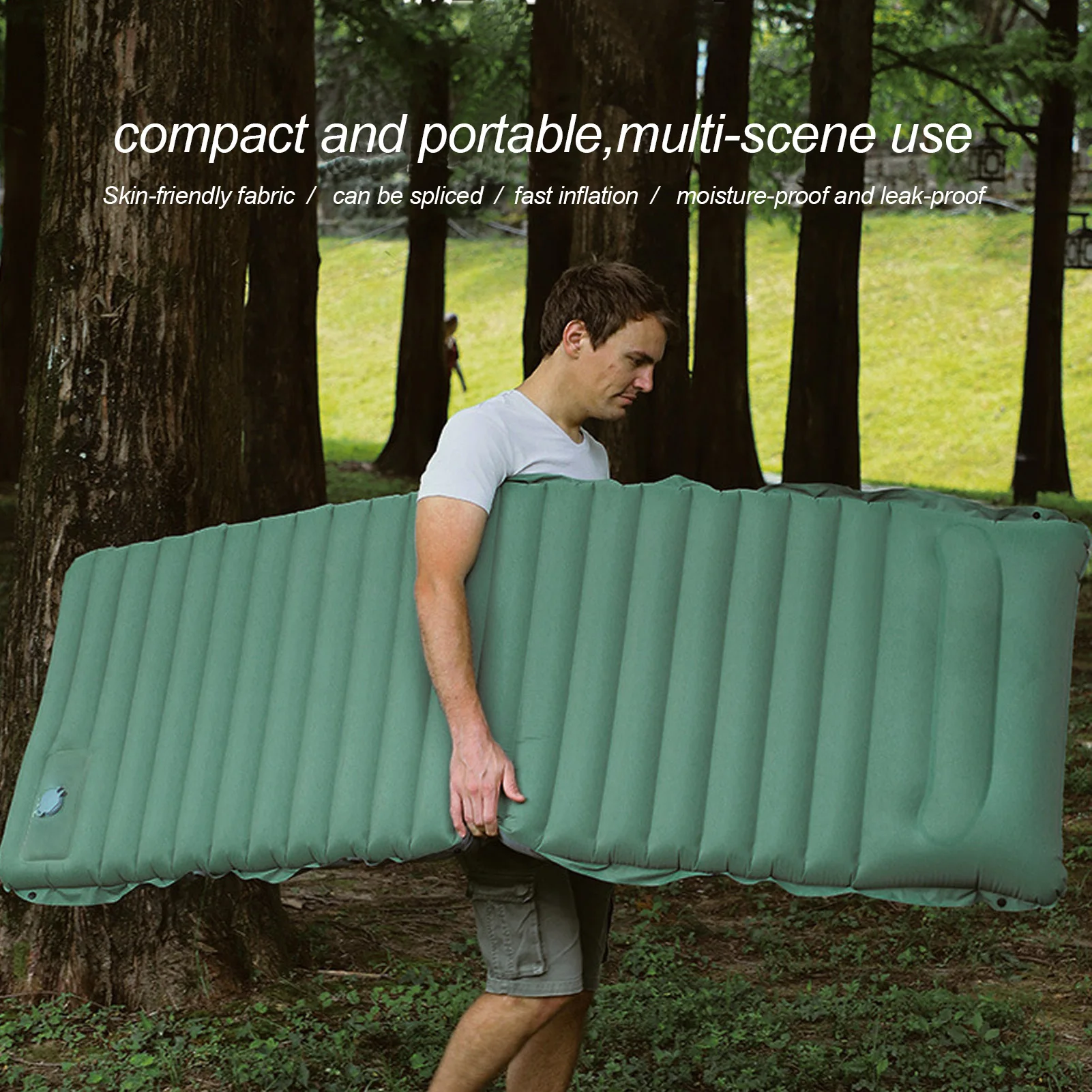 Camping Sleeping Pad Inflatable Portable Sleeping Pad Outdoor Camping Gear Foam Air Sleep Mat Mattress For Tent Floor Picnic
Camping Sleeping Pad Inflatable Portable Sleeping Pad Outdoor Camping Gear Foam Air Sleep Mat Mattress For Tent Floor Picnic
