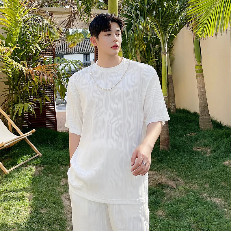 2023 Streetwear Round Neck Men T Shirt Solid Color Hip Hop Male Oversized T Shirts Man Casual Short Sleeve Top Tees E202
2023 Streetwear Round Neck Men T Shirt Solid Color Hip Hop Male Oversized T Shirts Man Casual Short Sleeve Top Tees E202