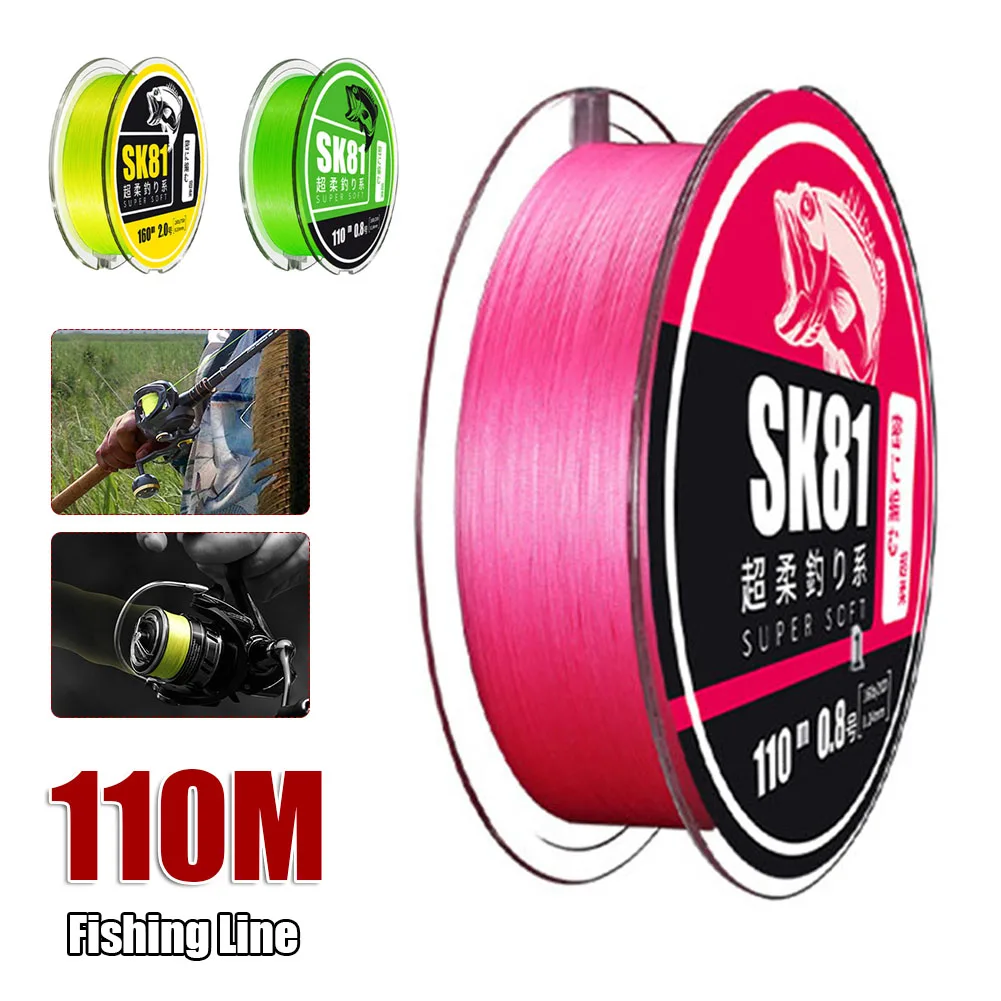 110M PE Braided Fishing Line 8 Strands Line 15LB-70LB Braided Fishing Wire Carp Fishing Freshwater Saltwater Fishing Accessories
110M PE Braided Fishing Line 8 Strands Line 15LB-70LB Braided Fishing Wire Carp Fishing Freshwater Saltwater Fishing Accessories