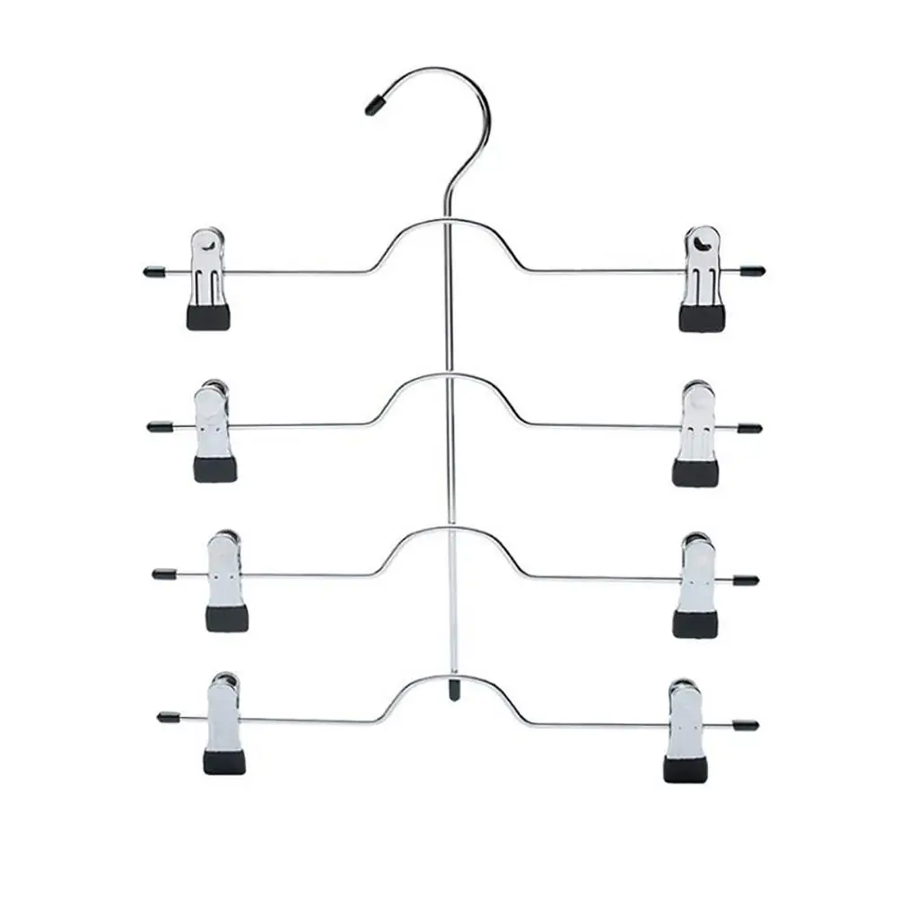 4 Tier Pants Hangers Space Saving Metal Skirt Hangers with Clips Trouser Clips Hanger for Slacks Trousers Jeans Towels
4 Tier Pants Hangers Space Saving Metal Skirt Hangers with Clips Trouser Clips Hanger for Slacks Trousers Jeans Towels