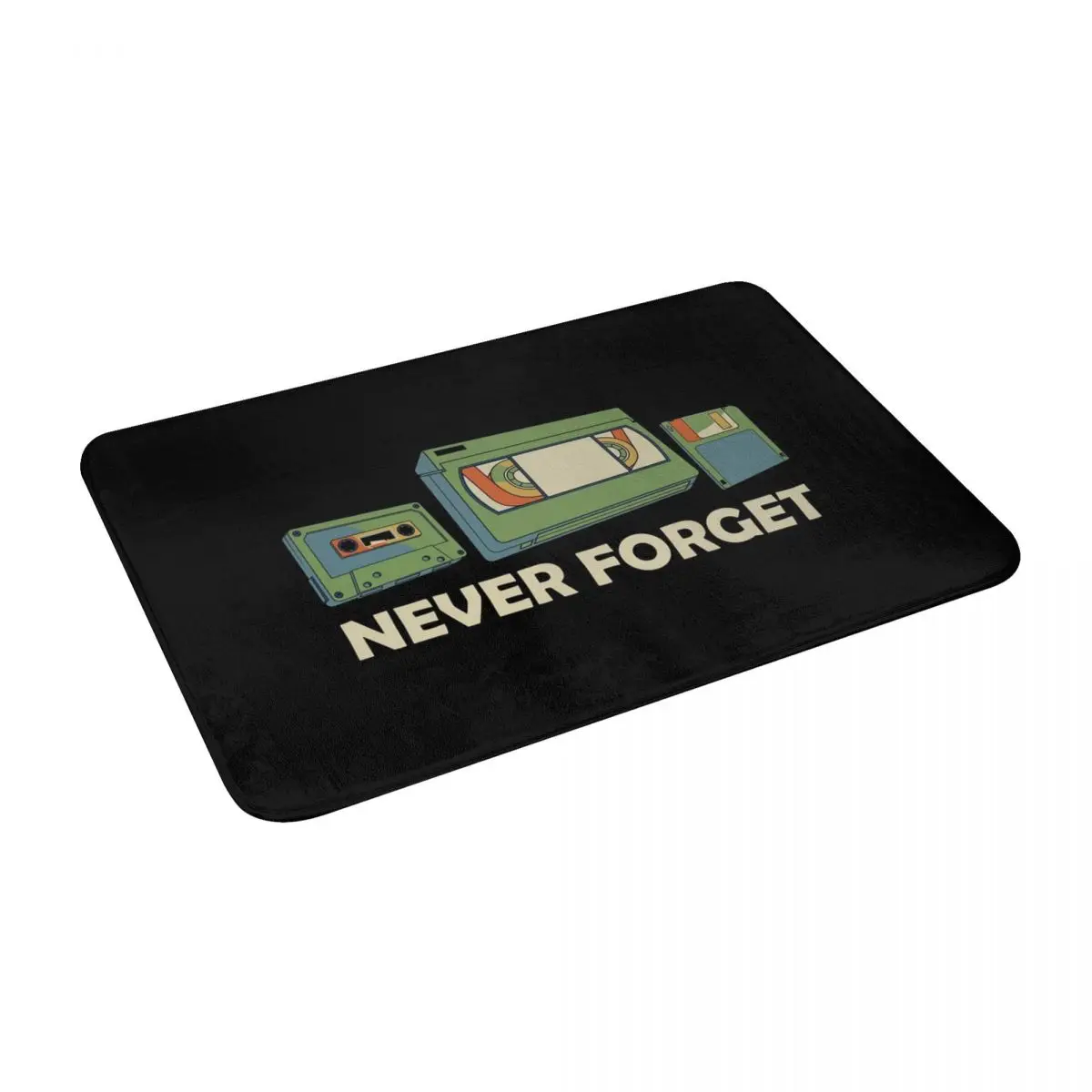 Never Forget Retro Bath Door Floor Mat Music Tape Cassette Anti-slip Rug Carpet Entrance Living Room Home Kitchen Scraping Dust
Never Forget Retro Bath Door Floor Mat Music Tape Cassette Anti-slip Rug Carpet Entrance Living Room Home Kitchen Scraping Dust