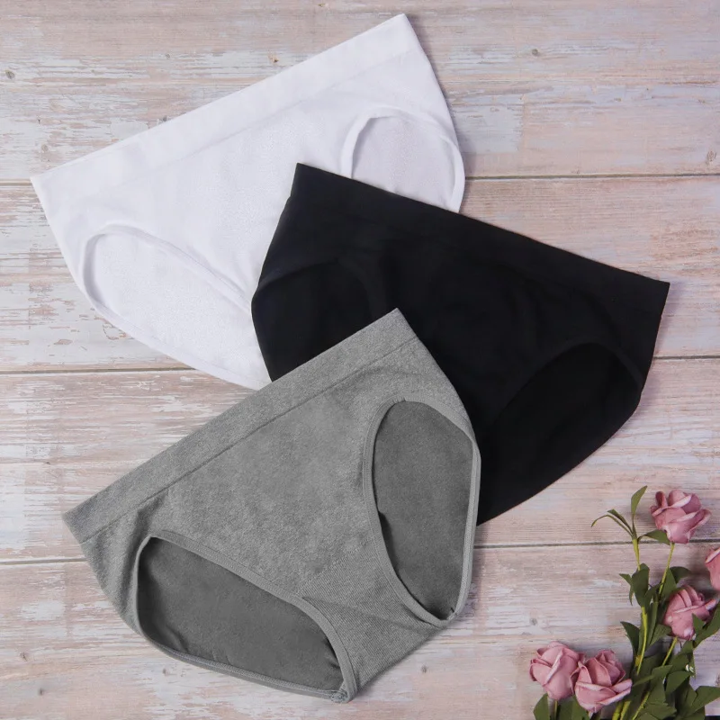 3 шт., женские хлопковые трусы со средней посадкой
3 шт., женские хлопковые трусы со средней посадкой