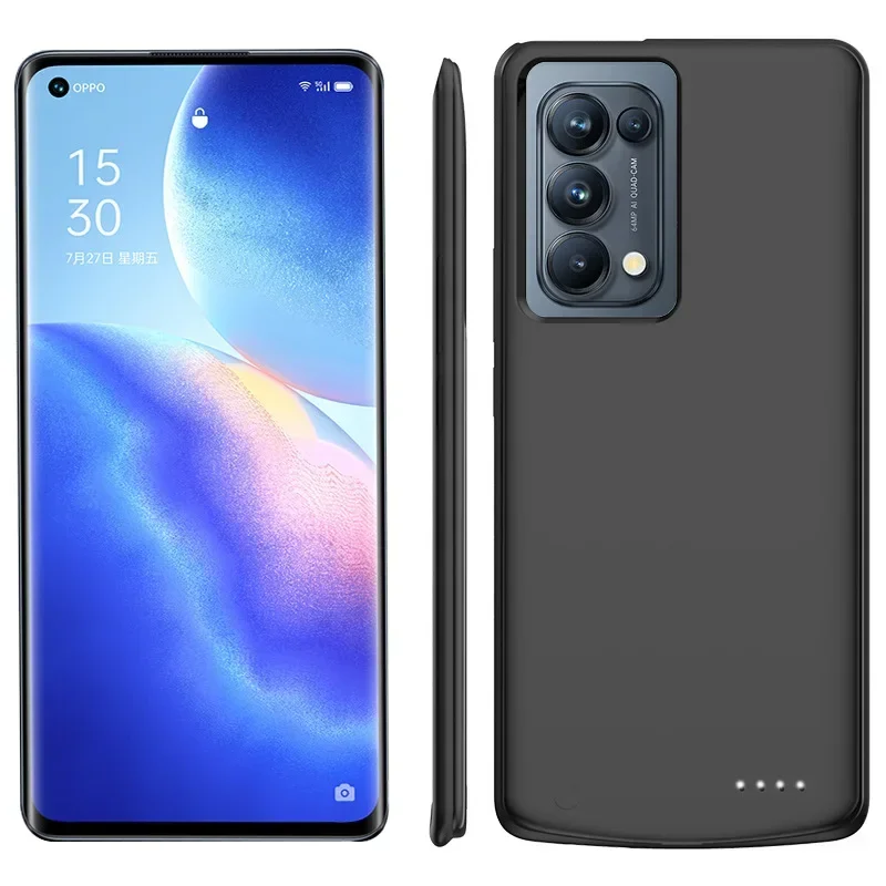 Suitable for Oppo Reno6/6pro/5/5pro back clip battery wireless fast charging, large capacity thin and light power bank
Suitable for Oppo Reno6/6pro/5/5pro back clip battery wireless fast charging, large capacity thin and light power bank
