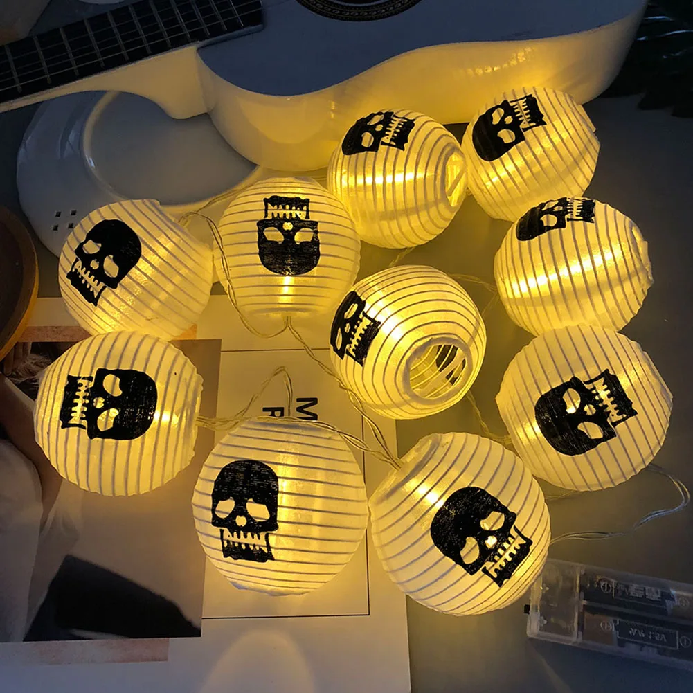 10 LED Festival Party Battery Powered Halloween Hanging Spider Print Fairy Outdoor Lantern Shape Foldable Indoor String Light
10 LED Festival Party Battery Powered Halloween Hanging Spider Print Fairy Outdoor Lantern Shape Foldable Indoor String Light