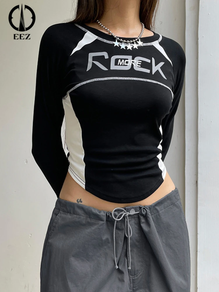 Autumn Winter New Long Sleeve Tee Top Letter Print Moto&biker Style Slim Fit Shirt for Women Casual Crewneck Daily Streetwear
Autumn Winter New Long Sleeve Tee Top Letter Print Moto&biker Style Slim Fit Shirt for Women Casual Crewneck Daily Streetwear