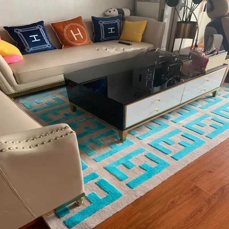 Light Luxury Light Blue F Large Brand Living Room Tea Table Mat Household Bedroom 3D Large Area Carpet Full Spread Study
Light Luxury Light Blue F Large Brand Living Room Tea Table Mat Household Bedroom 3D Large Area Carpet Full Spread Study