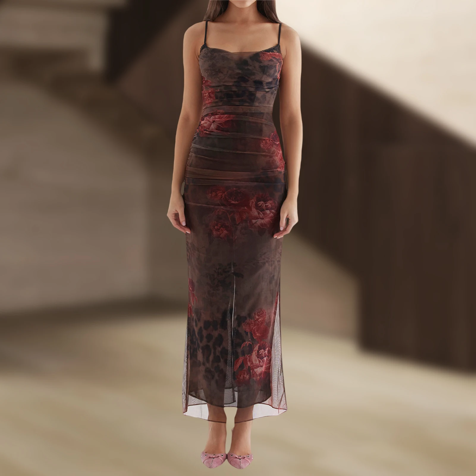 Women Spaghetti Strap Midi Dress Long Dress Floral Y2k Bodycon Dresses Low Cut Sexy Summer Beachwear Camis Dress Party Dresses
Women Spaghetti Strap Midi Dress Long Dress Floral Y2k Bodycon Dresses Low Cut Sexy Summer Beachwear Camis Dress Party Dresses