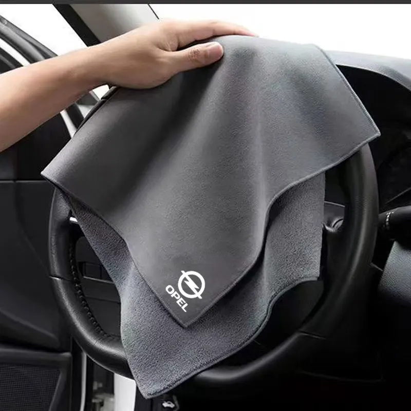 

Extra Soft Car Wash Coral Fleece Towel For opel astra j h corsa d G k vectra bvectra b insignia vivaro Mokka Zafira Accessories