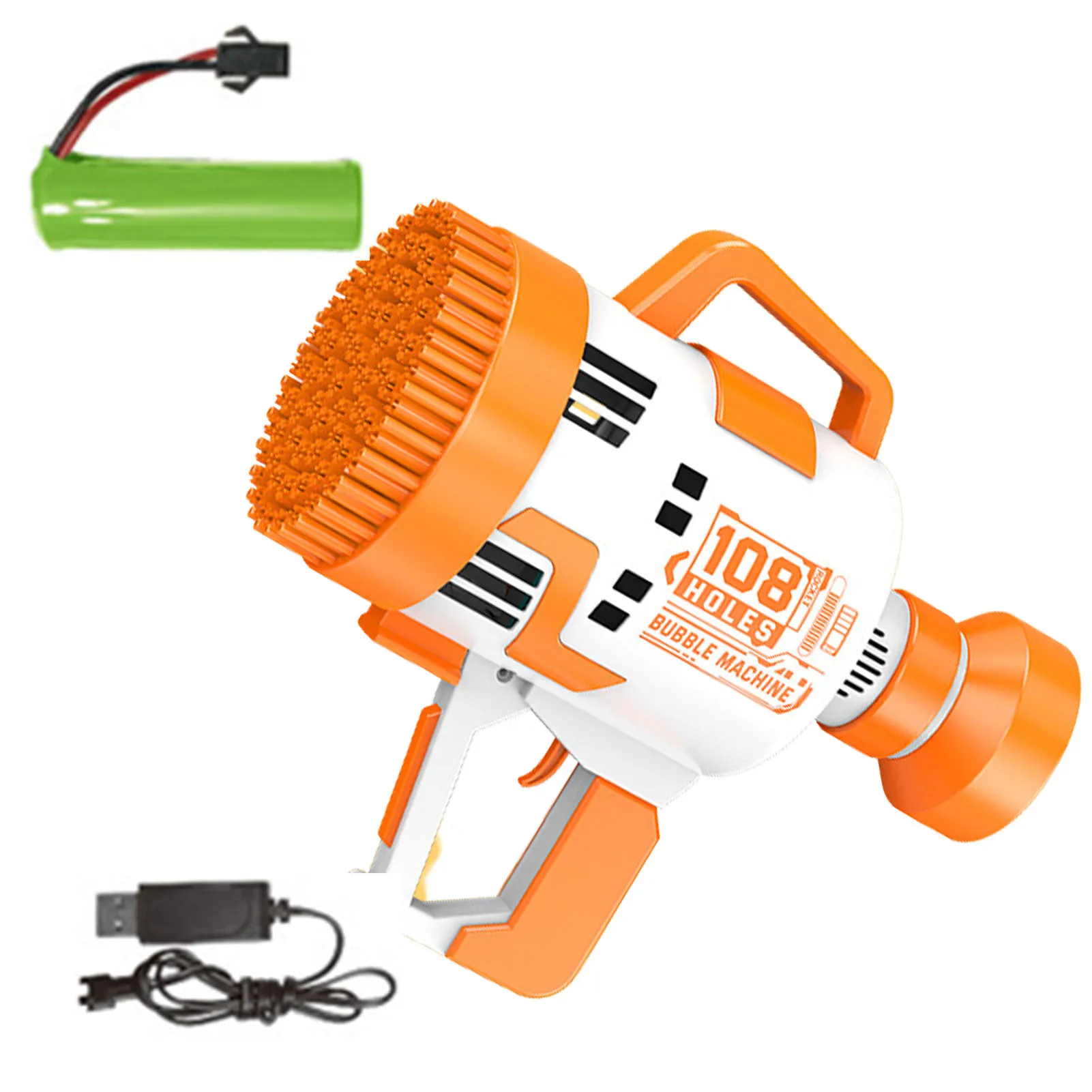 108 Hole Bubble Blaster Toy Automatic Bubbles Machine Portable Bubble Toy LED Bubble Maker Machine Rechargeable Leak Proof
108 Hole Bubble Blaster Toy Automatic Bubbles Machine Portable Bubble Toy LED Bubble Maker Machine Rechargeable Leak Proof