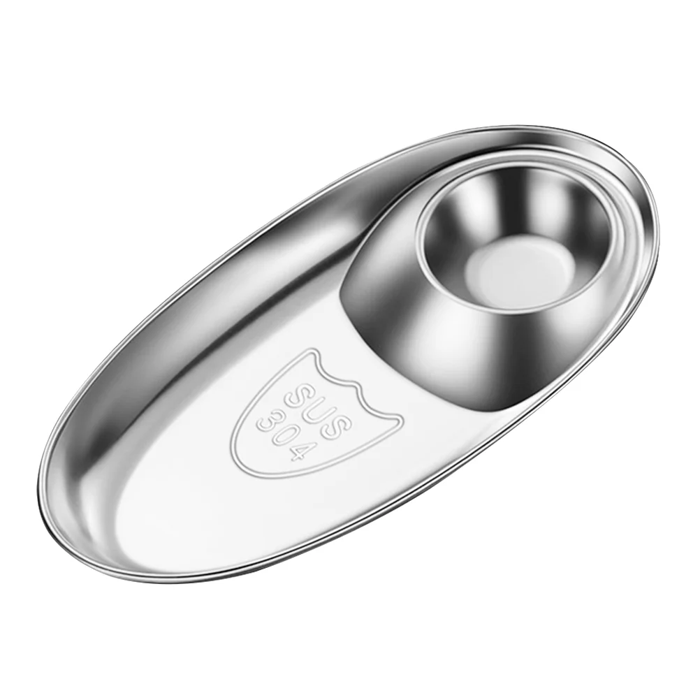 Korean Style Sauce Plate Flavor Small Stainless Steel Dish Snack Fried Chicken Plate
Korean Style Sauce Plate Flavor Small Stainless Steel Dish Snack Fried Chicken Plate
