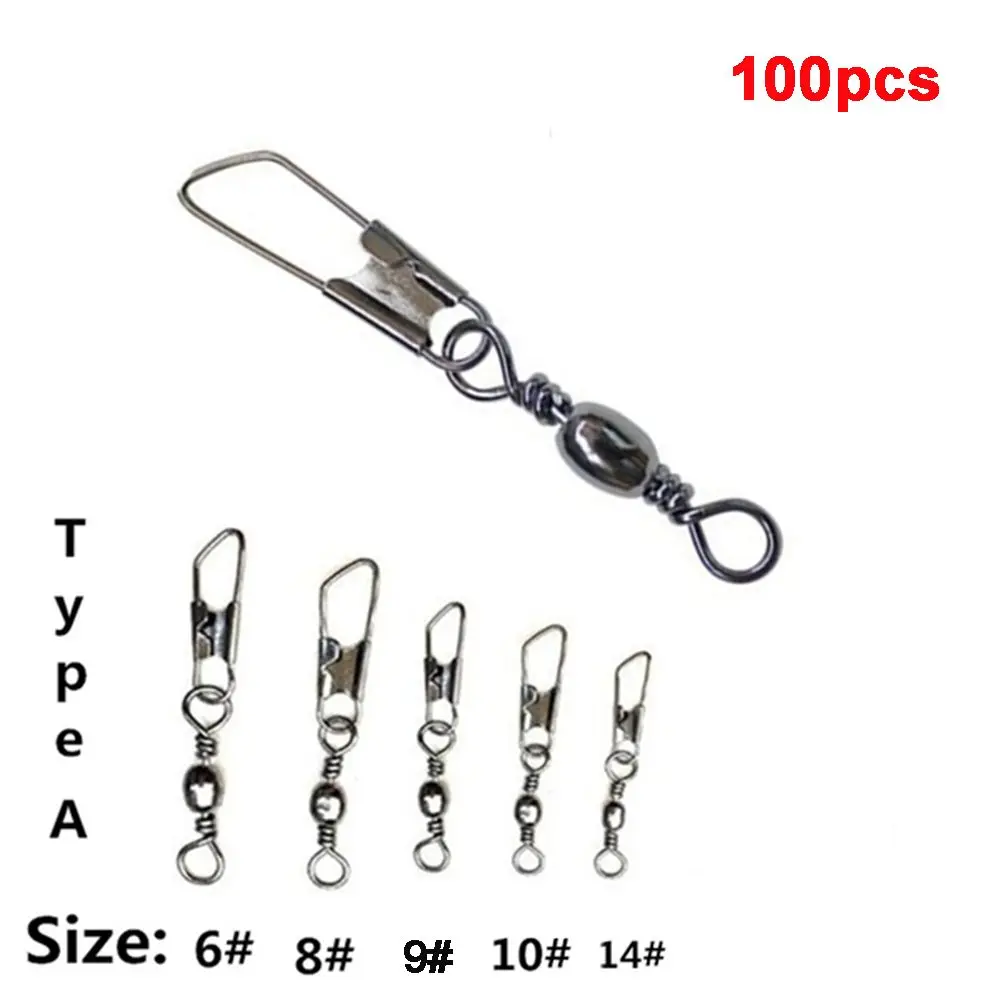 100PCS/pack Tackle Buckle Tool Swivels Solid Rings Fishing Pins Hanging Snap Fishing Line Connector
100PCS/pack Tackle Buckle Tool Swivels Solid Rings Fishing Pins Hanging Snap Fishing Line Connector