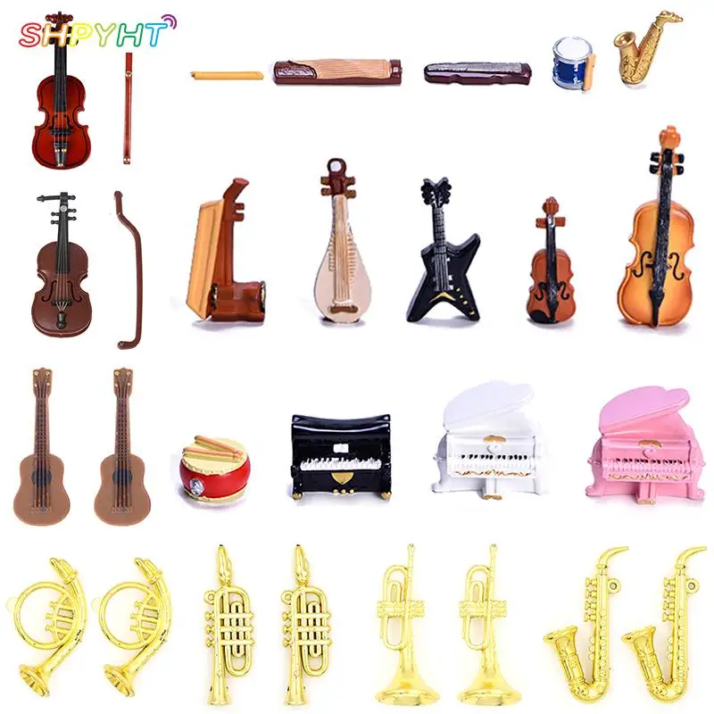 1:12 Dollhouse Miniature Music Instrument Electric Guitar Piano Saxophone for Kids Learning Educational Musical Toy House Decor
1:12 Dollhouse Miniature Music Instrument Electric Guitar Piano Saxophone for Kids Learning Educational Musical Toy House Decor