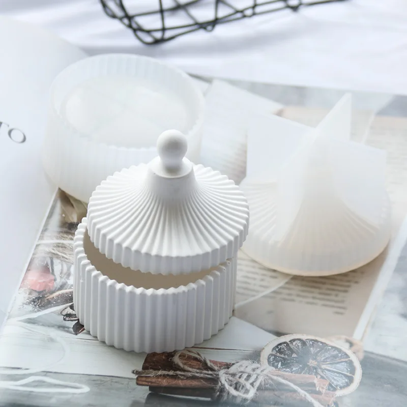 Storage Box with Lid Plaster Clay Mold Jewelry Organizer Epoxy Resin Molds Aromatherapy Candle Storage Cup and Cover Cement Mold
Storage Box with Lid Plaster Clay Mold Jewelry Organizer Epoxy Resin Molds Aromatherapy Candle Storage Cup and Cover Cement Mold