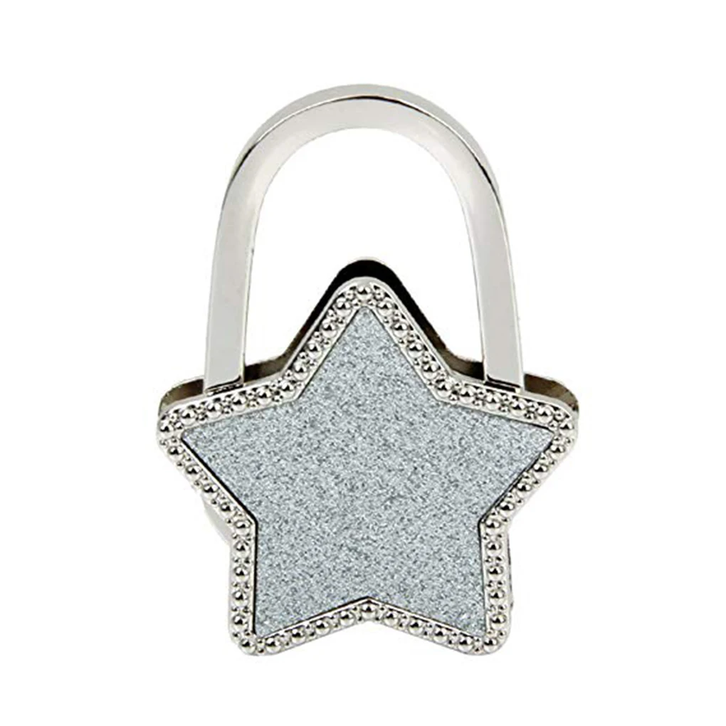 Star Shape Shiny Metal Table Side Bag Hanging Hook Alloy Folding Bag Holder Schoolbag Hanger
Star Shape Shiny Metal Table Side Bag Hanging Hook Alloy Folding Bag Holder Schoolbag Hanger