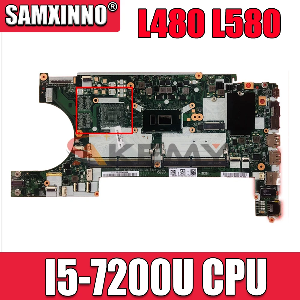 Материнская плата MB для ноутбука Lenovo ThinkPad L480 L580 CPU i5-7200U SR2ZU SR342 I5-7300U SR340 NM-B461 100% probado
Материнская плата MB для ноутбука Lenovo ThinkPad L480 L580 CPU i5-7200U SR2ZU SR342 I5-7300U SR340 NM-B461 100% probado
