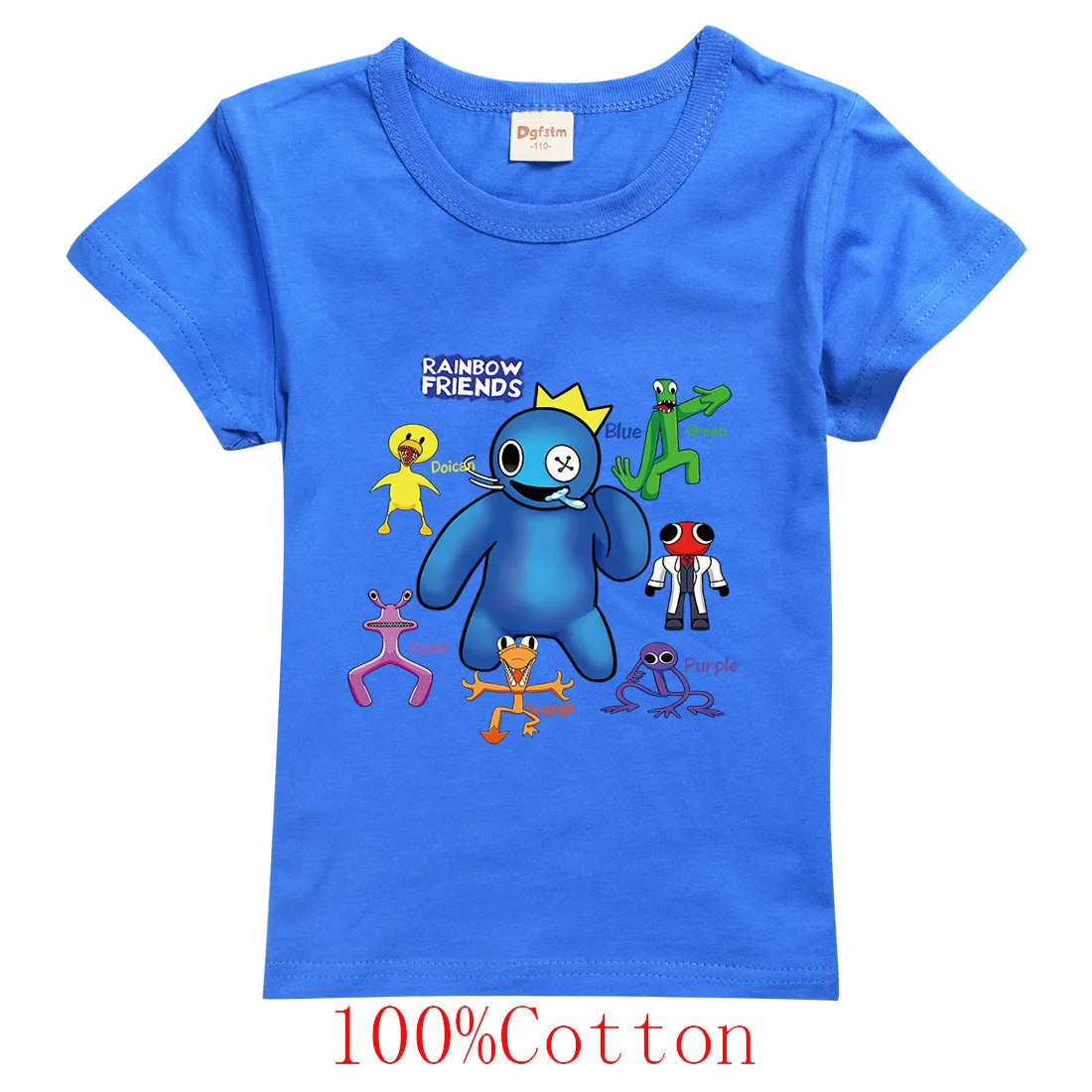 Rainbow Friends Kids Short Sleeve Tshirt Teens Boys Summer T-shirt Baby Girls Cartoon HomeWear Children's Fashion Casual Top
Rainbow Friends Kids Short Sleeve Tshirt Teens Boys Summer T-shirt Baby Girls Cartoon HomeWear Children's Fashion Casual Top
