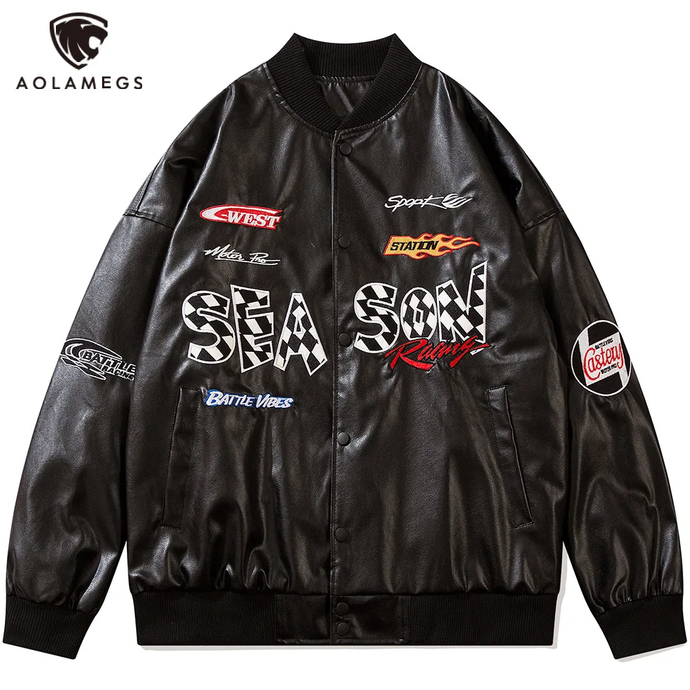 Aolamegs Hip Hop Letter Badge Patchwork Jackets Men High Street Baseball Track Coat Harajuku Loose Varsity Outwear Spring Unisex
Aolamegs Hip Hop Letter Badge Patchwork Jackets Men High Street Baseball Track Coat Harajuku Loose Varsity Outwear Spring Unisex