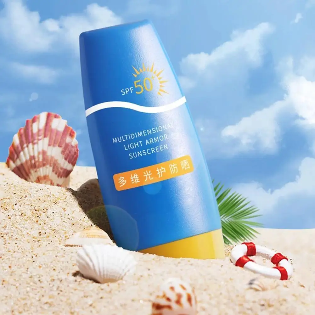Summer Sunscreen Lotion SPF 50 PA+ Concealer Moisturizing Long Lasting refreshing Facial Cream Body Sunscreen
Summer Sunscreen Lotion SPF 50 PA+ Concealer Moisturizing Long Lasting refreshing Facial Cream Body Sunscreen