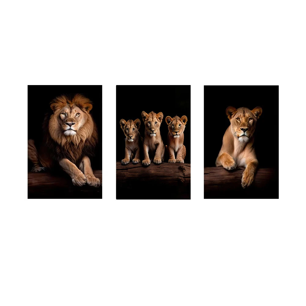 Живопись "Семья львов в темноте" PANTINGART
Живопись "Семья львов в темноте" PANTINGART