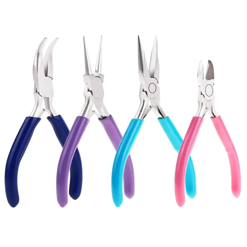 4 Pcs Jewelry Making Tools Kit Jewelry Pliers With Needle Nose Pliers For Crafts Wire Wrapping Jewelry Making Supplies
4 Pcs Jewelry Making Tools Kit Jewelry Pliers With Needle Nose Pliers For Crafts Wire Wrapping Jewelry Making Supplies