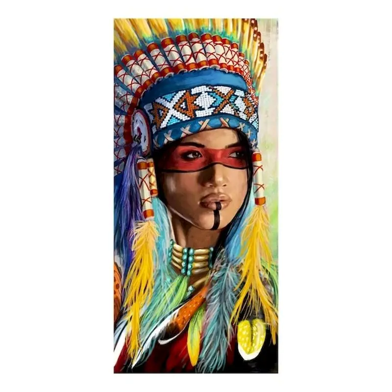 CHENISTORY 60x120cm Large Size Painting By Numbers Colorful Indian Beauty Modern Wall Art Canvas Painting For Home Decor
CHENISTORY 60x120cm Large Size Painting By Numbers Colorful Indian Beauty Modern Wall Art Canvas Painting For Home Decor
